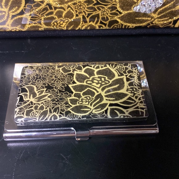 Debbie Brooks Gem LX Long Clutch w/matching business card holder- New - Picture 4 of 4